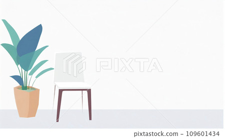 Interior background illustration room AI generated image 109601434
