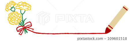 蠟筆和康乃馨線 109601518