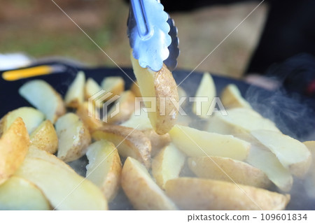 Potatoes baked on multigriddle Potatoes baked on multigriddle 109601834