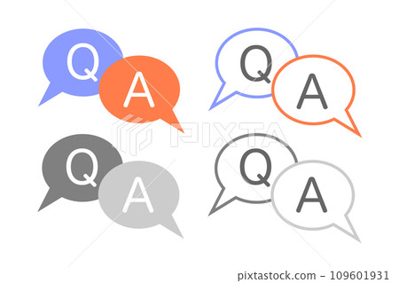 Q and A illustration Q and A illustration 109601931