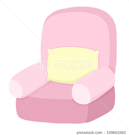 pink sofa valentine 109602065