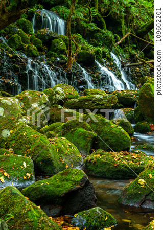 Mototaki underground water tourist attraction in Nikaho City, Akita Prefecture 109602201