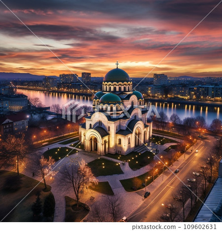 AI-generated content. Architectural Wonders of Belgrade AI-generated content. Architectural Wonders of Belgrade 109602631