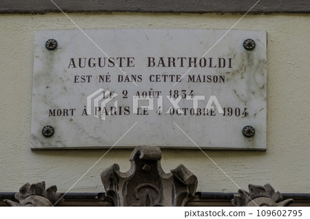 France, Colmar, The Bartholdi museum, located in Colmar, is a museum dedicated to the sculptor Auguste Bartholdi. 109602795