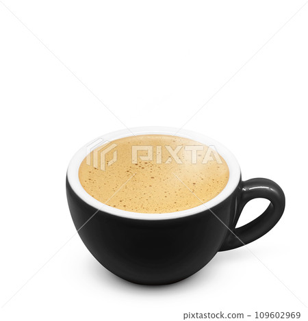 歐蕾咖啡插畫真實 歐蕾咖啡插畫真實 109602969