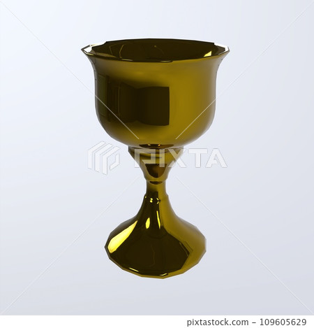 Golden Goblet isolated on white background Golden Goblet isolated on white background 109605629