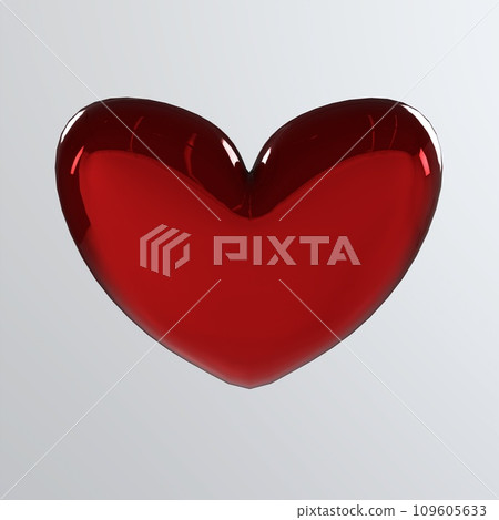 Red Heart isolated on white background Red Heart isolated on white background 109605633