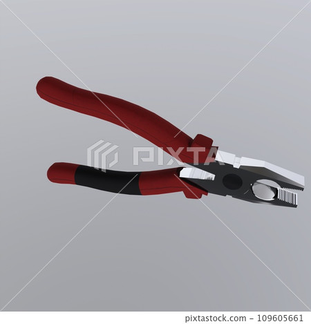 Pliers isolated on white background Pliers isolated on white background 109605661