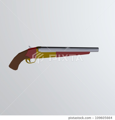 Shotgun isolated on white background Shotgun isolated on white background 109605664