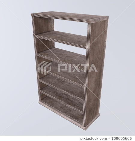 Shelf isolated on white background 109605666