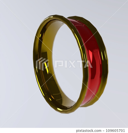 Ring isolated on white background Ring isolated on white background 109605701