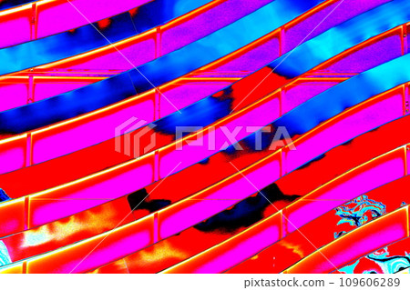 abstraction of wavy lines forming the likeness of a zebra. abstraction of wavy lines forming the likeness of a zebra. 109606289