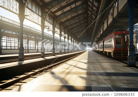 Modern train station Modern train station 109606335