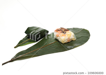 Hōba sushi on a white background 109606800