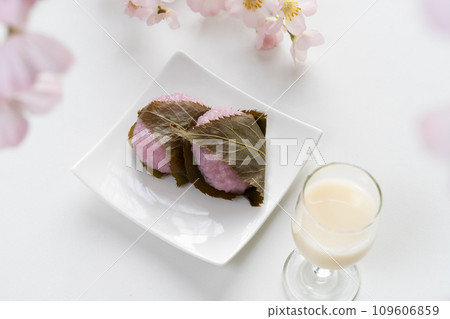 甘酒道明寺櫻花花 甘酒道明寺櫻花花 109606859