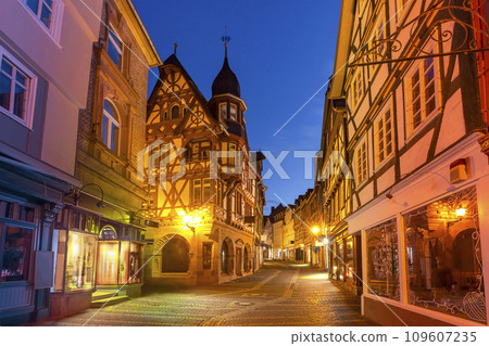 Night Marburg street, Germany Night Marburg street, Germany 109607235
