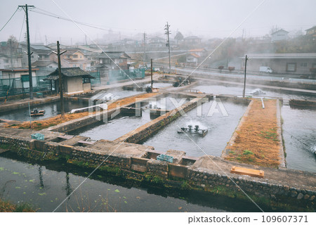 安曇野晨景【虹鱒養殖場】 109607371