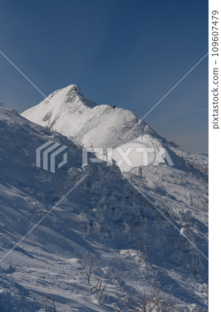 從劍峰山到釜村山的山路看到冬天的劍峰山 從劍峰山到釜村山的山路看到冬天的劍峰山 109607479