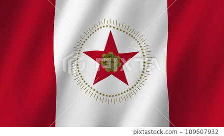 Flag of Birmingham, Alabama images, Birmingham, Alabama flag waving in the wind 109607932