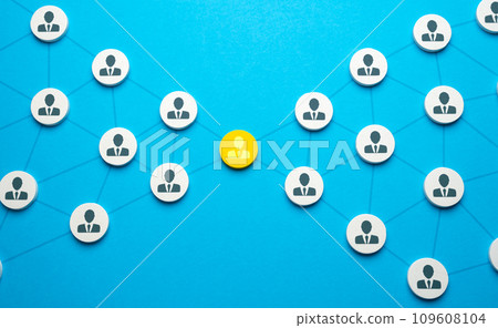 Key employee. Connecting intermediary. Communication channel for negotiations in a severe conflict. Reliable contact line. Mediation. Confidant 109608104