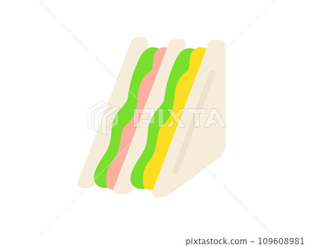 Illustration of sandwich icon 109608981