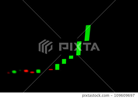 Stock market exchange candlestick chart graph close up, macro, Day trading concept. candle sticks on screen up close, technical analysis business abstract blur bg, forex wide background texture Stock market exchange candlestick chart graph close up, macro, Day trading concept. candle sticks on screen up close, technical analysis business abstract blur bg, forex wide background texture 109609697