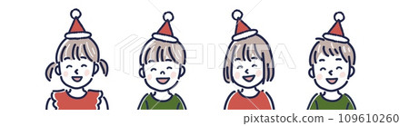 Christmas children illustration material Christmas children illustration material 109610260