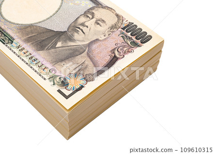 三疊 100 萬日圓鈔票 300 萬日圓剪紙材料 109610315