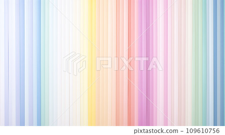 Colorful pastel colored vertical striped pattern background "AI generated image" Colorful pastel colored vertical striped pattern background "AI generated image" 109610756