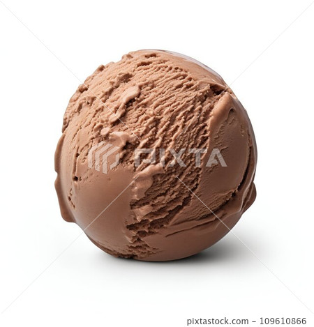 Decadent Chocolate Ice Cream Scoops. Generative ai Decadent Chocolate Ice Cream Scoops. Generative ai 109610866