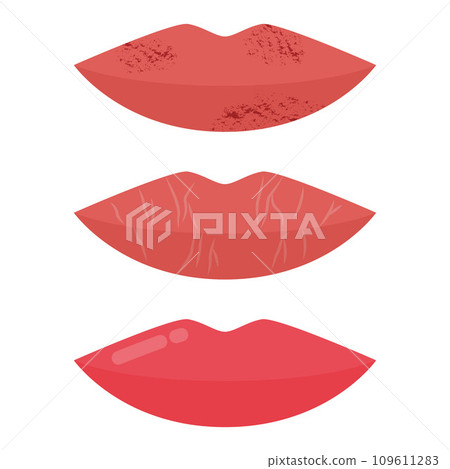 Illustration of lips 109611283