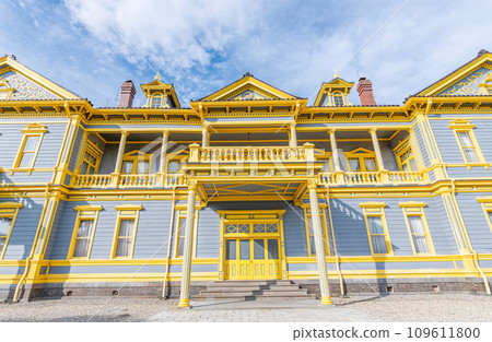 Motomachi, Hakodate City, Hokkaido, a popular tourist attraction, the former Hakodate Ward Public Hall, which has completed renovation work in the Reiwa era. Motomachi, Hakodate City, Hokkaido, a popular tourist attraction, the former Hakodate Ward Public Hall, which has completed renovation work in the Reiwa era. 109611800