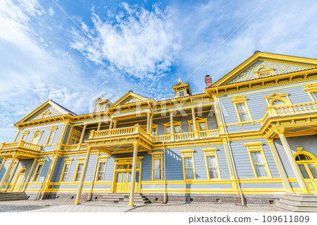 Motomachi, Hakodate City, Hokkaido, a popular tourist attraction, the former Hakodate Ward Public Hall, which has completed renovation work in the Reiwa era. Motomachi, Hakodate City, Hokkaido, a popular tourist attraction, the former Hakodate Ward Public Hall, which has completed renovation work in the Reiwa era. 109611809