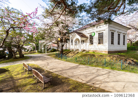 Warm spring and scenery of Old Hakodate Museum No. 1 Warm spring and scenery of Old Hakodate Museum No. 1 109612368
