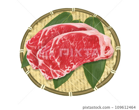 牛排肉(附濾鍋和竹葉) 牛排肉(附濾鍋和竹葉) 109612464