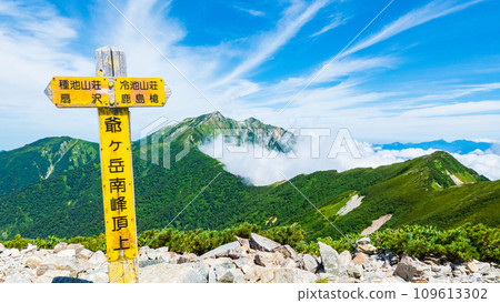 夏季攀登雞岳（眺望鹿島矢岳） 109613302