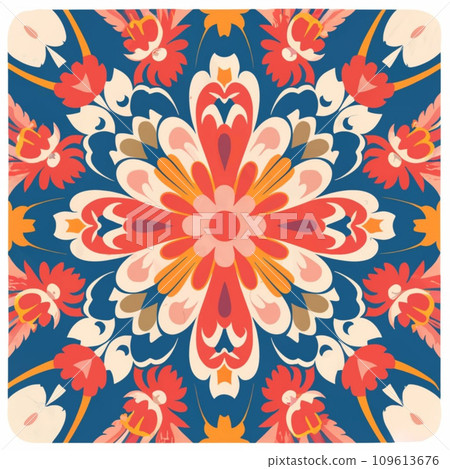 Flower style background 109613676