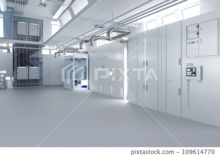 Laboratory interior or manufacturing factory with space Laboratory interior or manufacturing factory with space 109614770