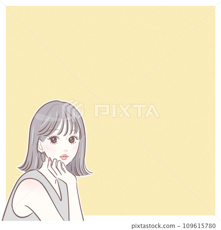 婦女和女孩插畫素材 109615780