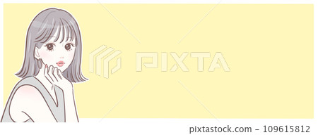 Illustration material of women and girls Illustration material of women and girls 109615812