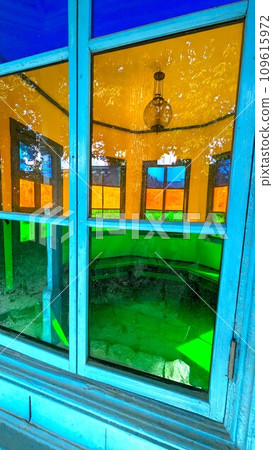 Octagonal-tei interior of a Western-style building in the Garden of Paradise at Shitennoji Temple in Osaka 109615972
