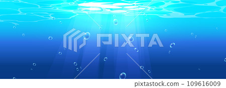 Underwater background with air bubbles 109616009