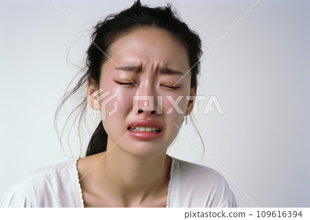 悲傷的女人“人工智慧生成圖像” 悲傷的女人“人工智慧生成圖像” 109616394