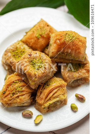 Turkish traditional baklava Turkish traditional baklava 109616471