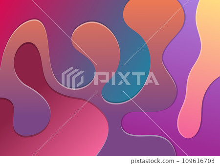 Abstract gradient background with 3D visualization. template for banners, posters, advertising, marketing, social networks. Blank for creative design and creative idea sample 109616703