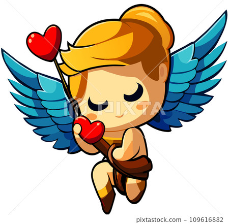 little cute cartoon cupid little cute cartoon cupid 109616882