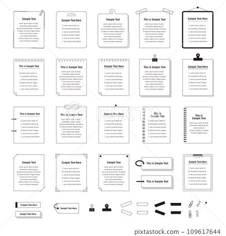 Paper frame set that can be used for columns and boxed articles 109617644