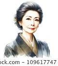 Elegant Japanese mother 109617747