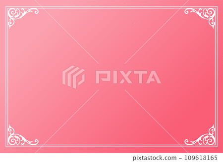 Soft antique frame inspired by Valentine's Day 109618165