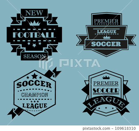 Set of football icons 109618310
